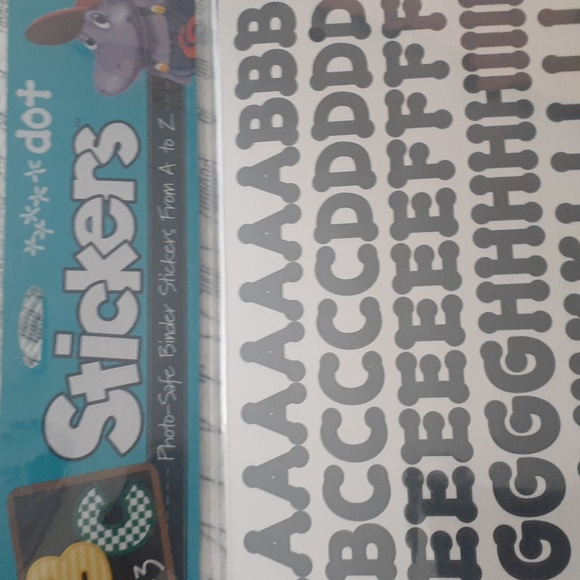 Alphabet Stickers - Picture 6 of 9